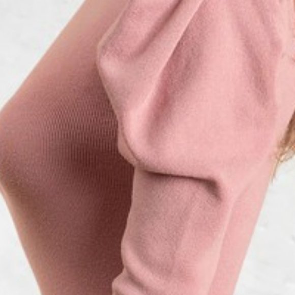 Pink Women's Balloon Sleeve Knit mini Dress - Picture 5 of 6